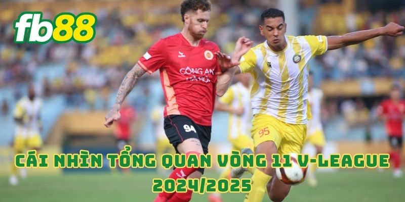 Cái nhìn tổng quan vòng 11 V-League 2024/2025
