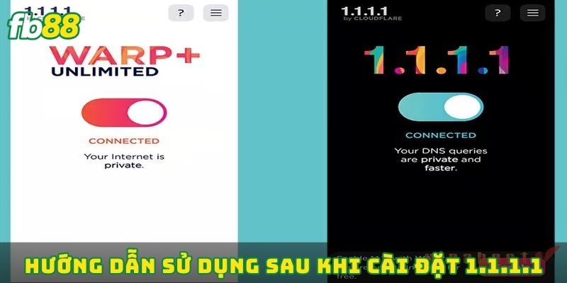 Hướng dẫn sử dụng sau khi cài đặt 1.1.1.1